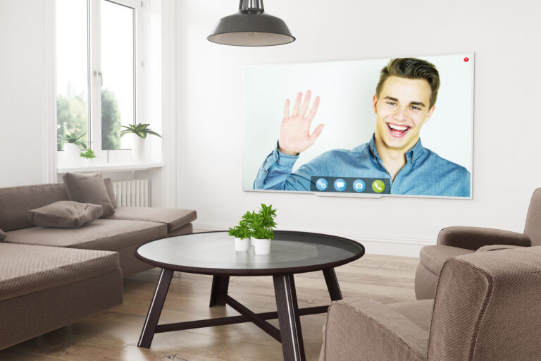 modern television videocall